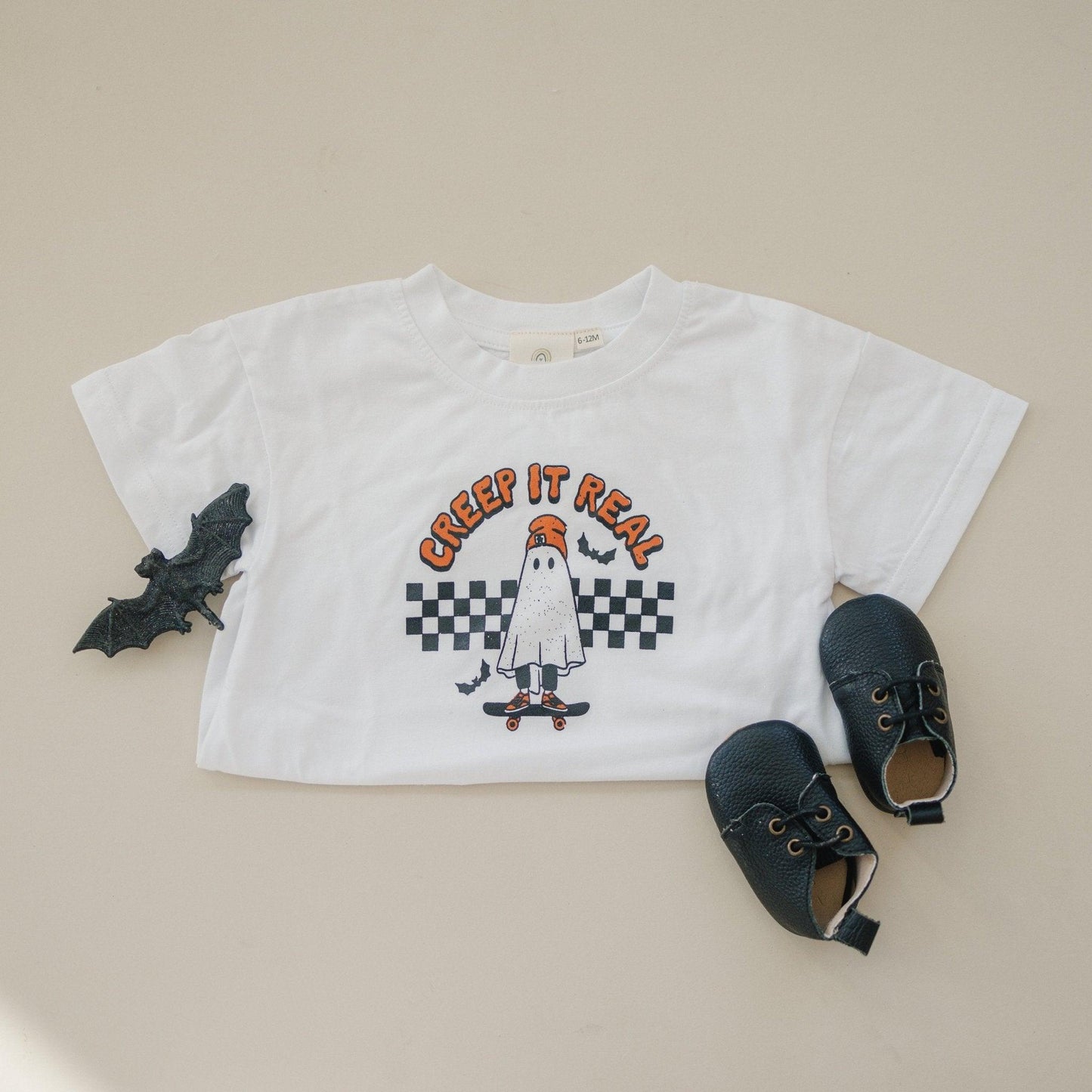 Creep It Real Organic Cotton T - Shirt Romper - Little Joy Co.