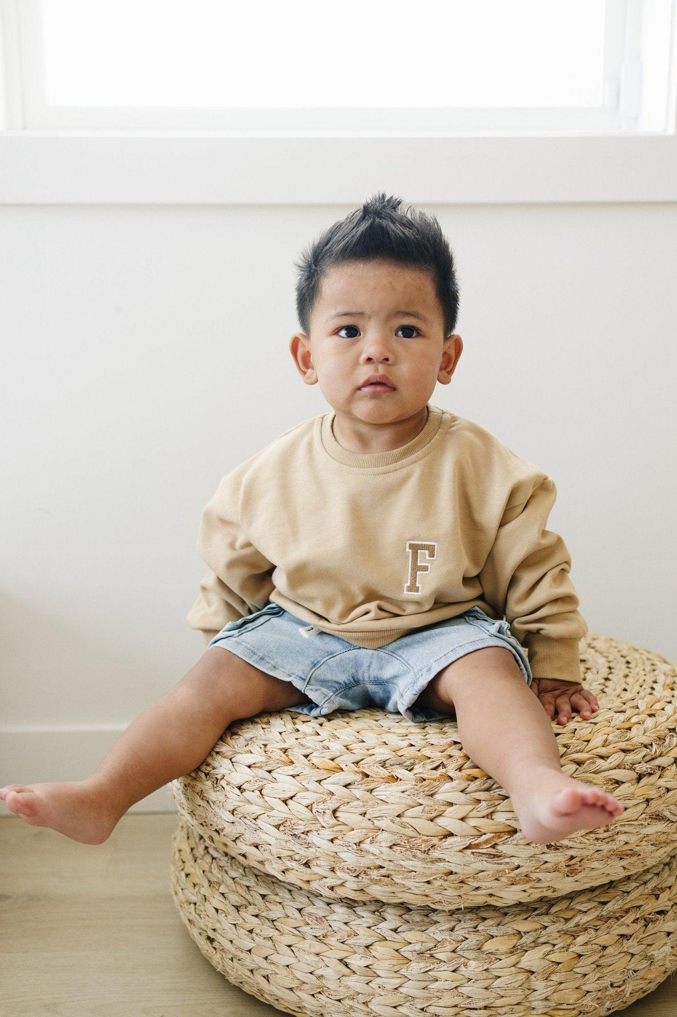 Custom Embroidered Crewneck Sweatshirt - Little Joy Co.