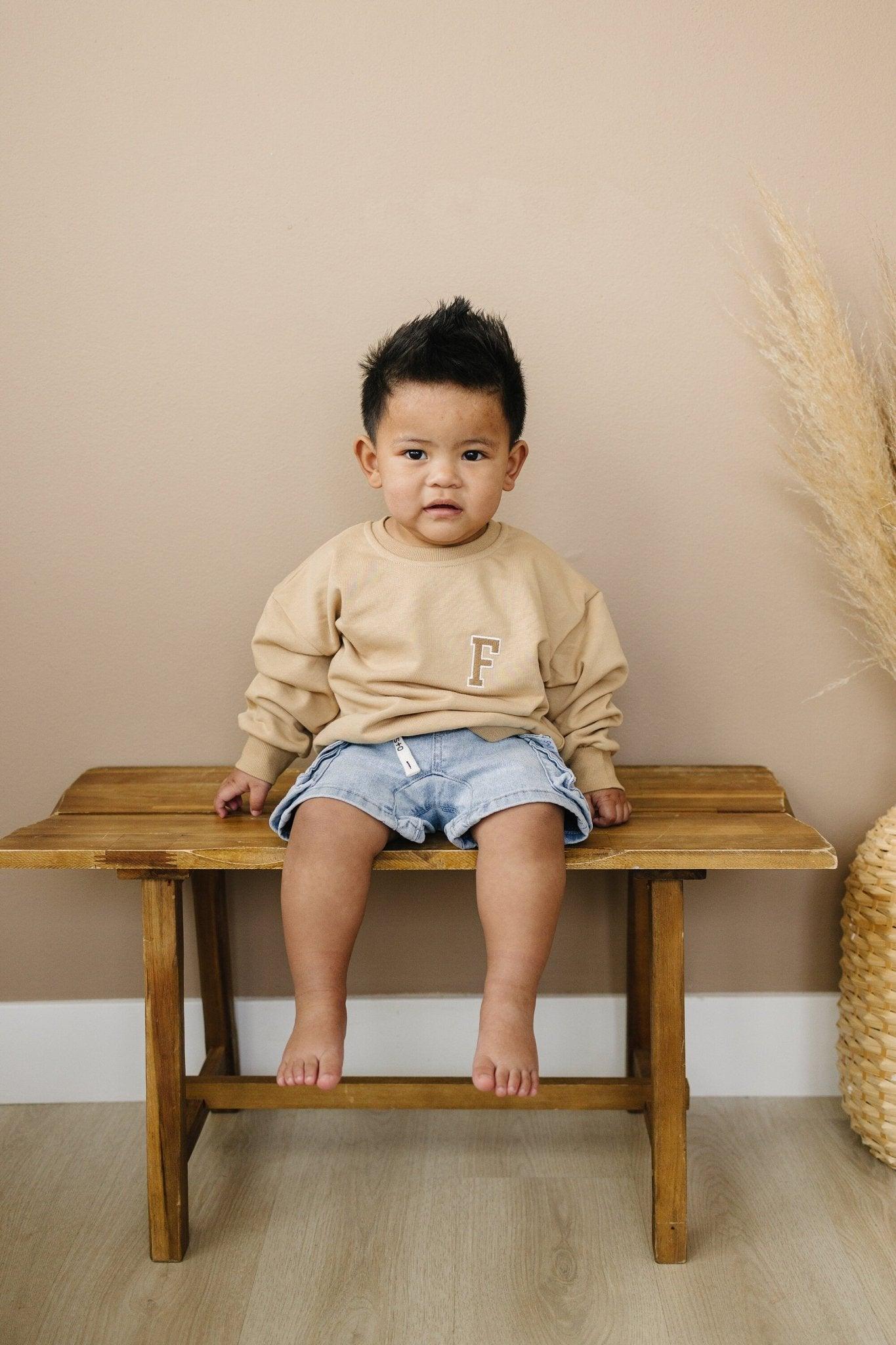 Custom Embroidered Crewneck Sweatshirt - Little Joy Co.