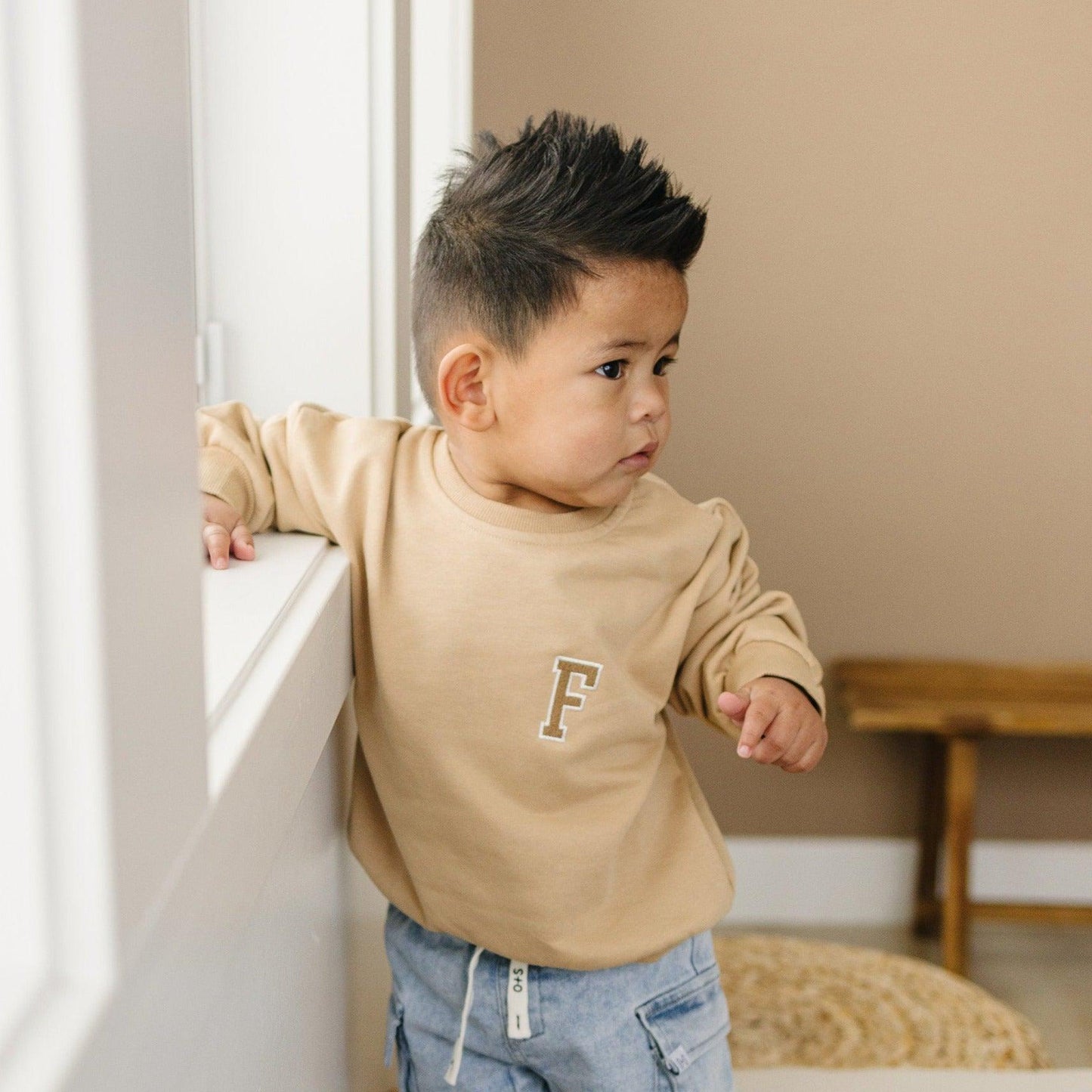 Custom Embroidered Crewneck Sweatshirt - Little Joy Co.