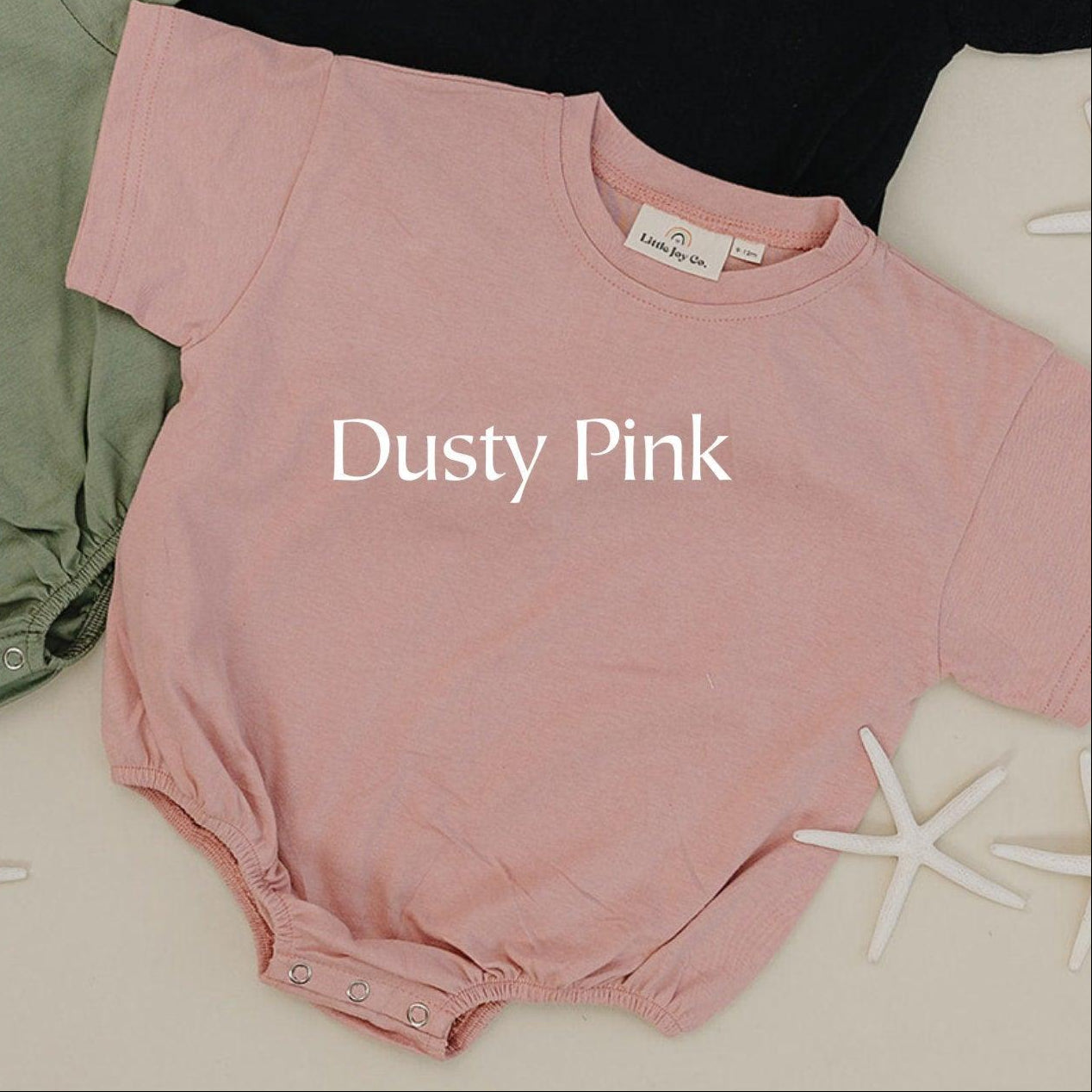 Custom Embroidered T - Shirt Romper - more colors - Little Joy Co.