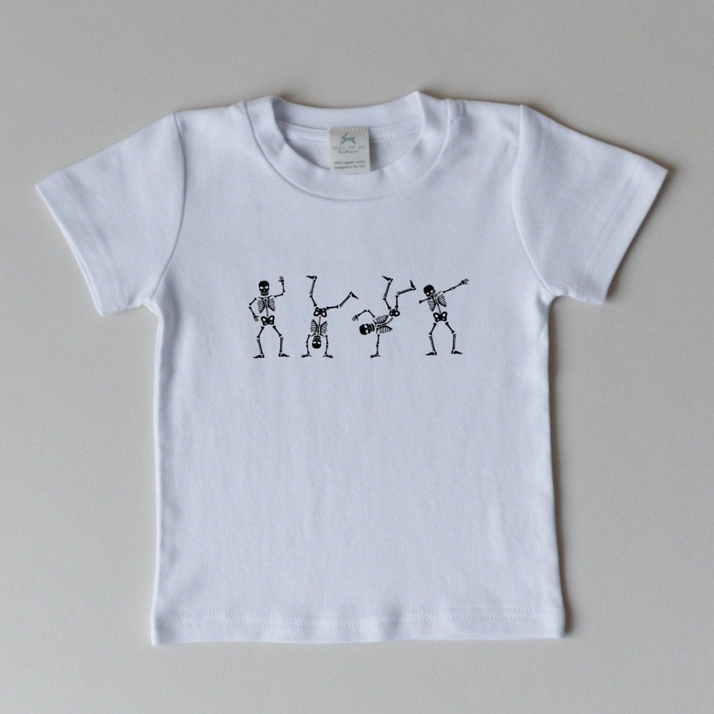 Dancing Skeletons Organic Cotton Tee - Little Joy Co.