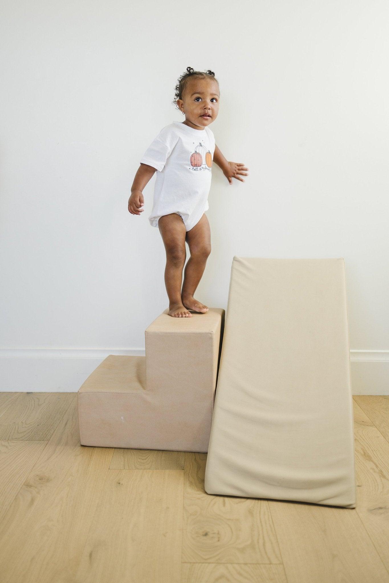 Fall Is My Favorite Color Organic Cotton T - Shirt Romper - Little Joy Co.