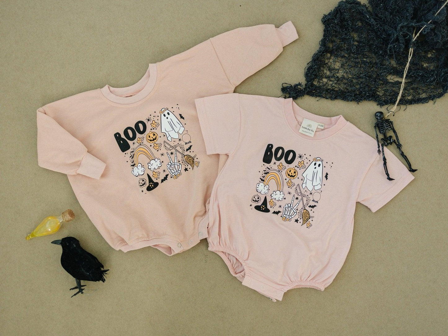 Halloween Sweatshirt Romper - Little Joy Co.