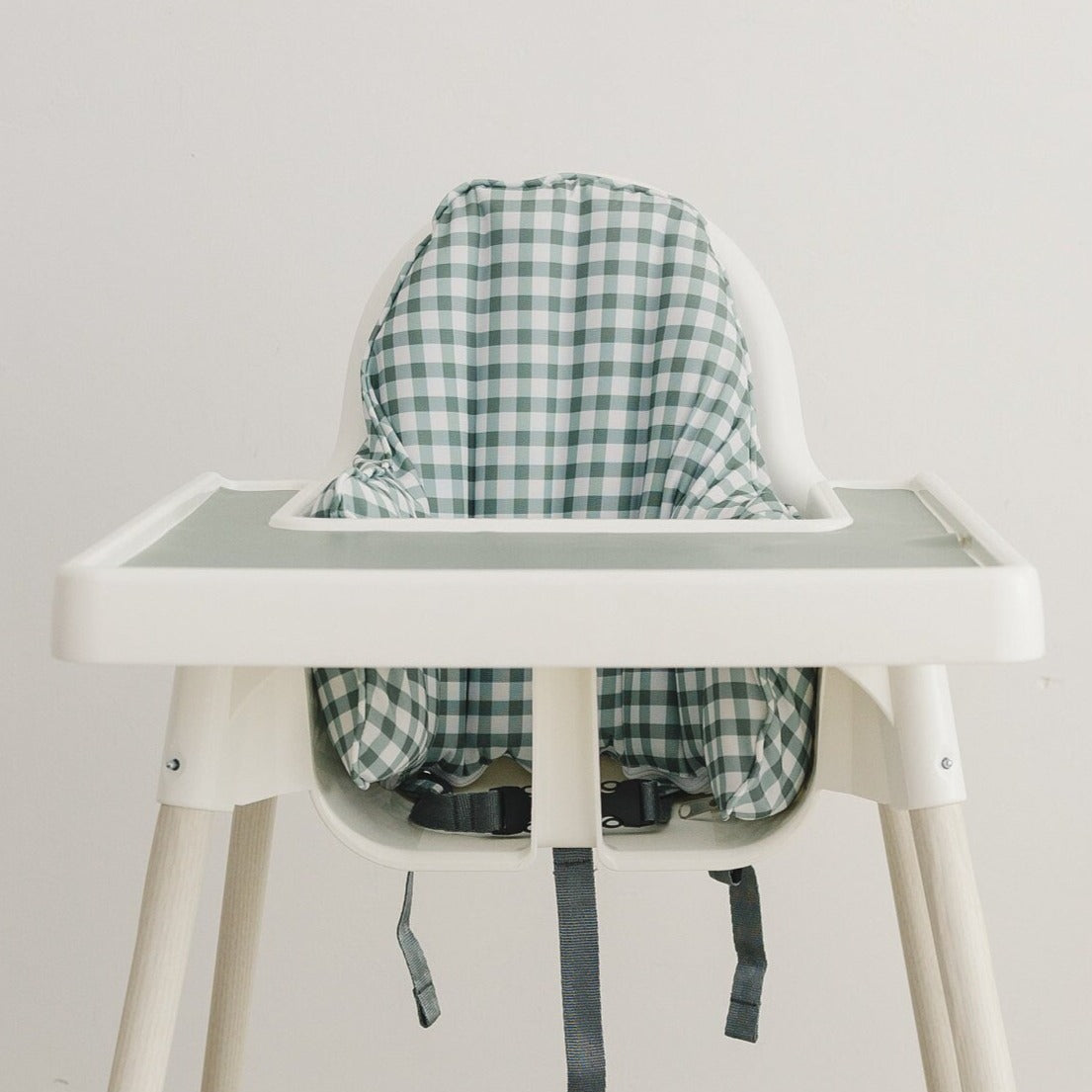 Green Gingham Cushion Cover