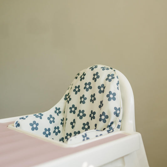 Retro Black & White Daisy IKEA Antilop Cushion Cover