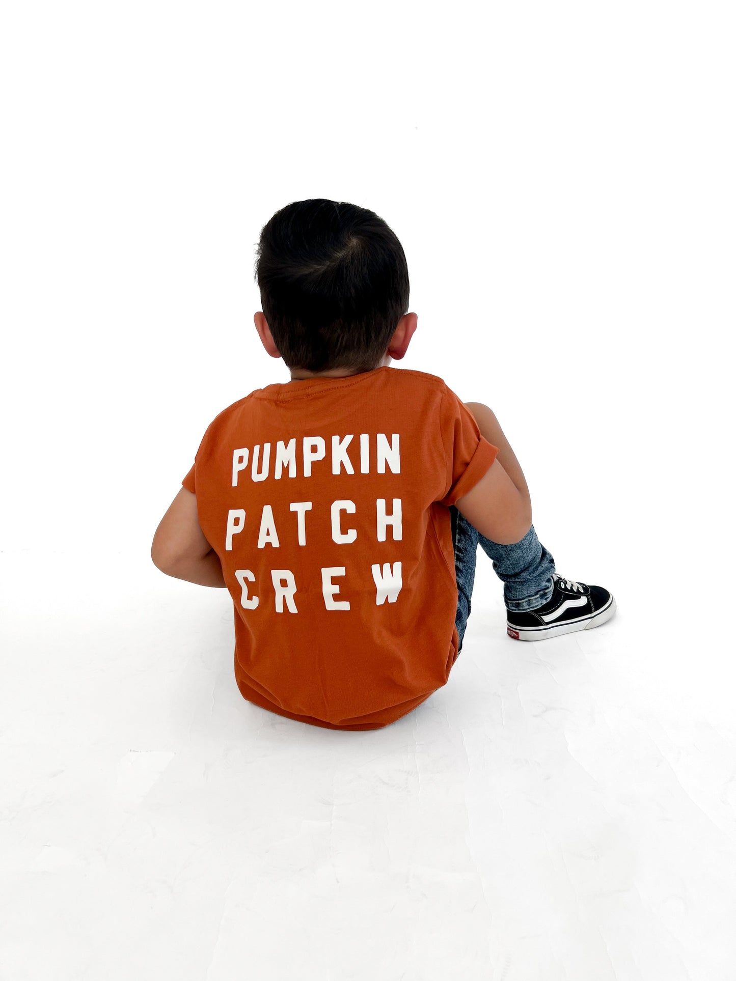 Pumpkin Patch Crew Classic Child Tee - White Design