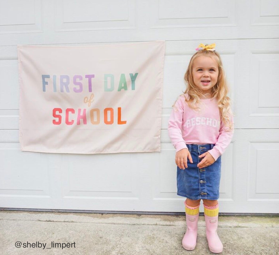 First Day of School Banner
