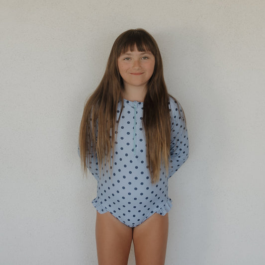 Girl's Long Sleeve Swimsuit | Sully