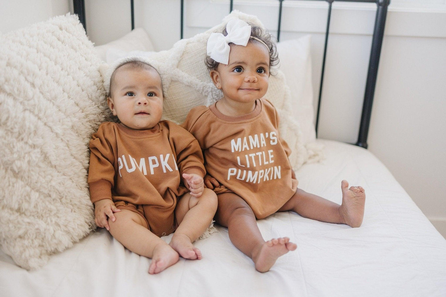 Mama's Little Pumpkin Sweatshirt Romper - Little Joy Co.