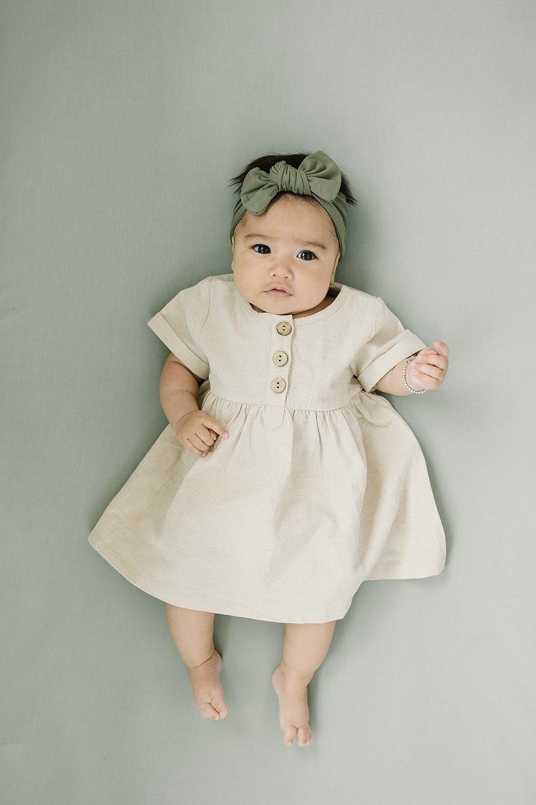 Olive Bamboo Head Wrap - Little Joy Co.
