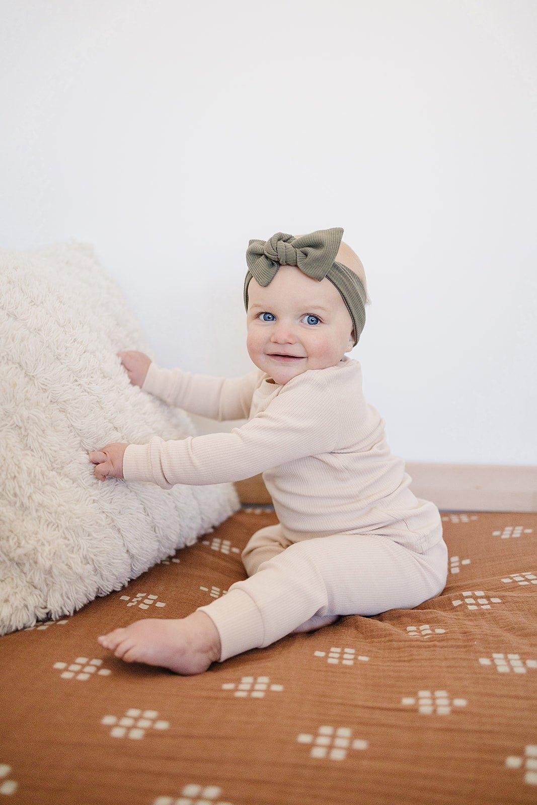 Olive Bamboo Head Wrap - Little Joy Co.