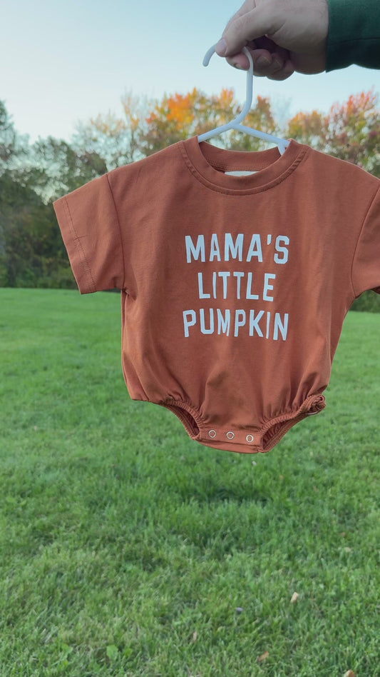 Mama’s Little Pumpkin T-Shirt Bubble Romper