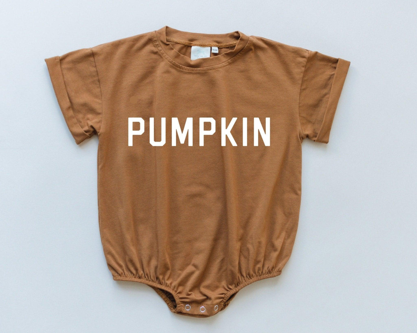 Pumpkin T - Shirt Romper - Little Joy Co.