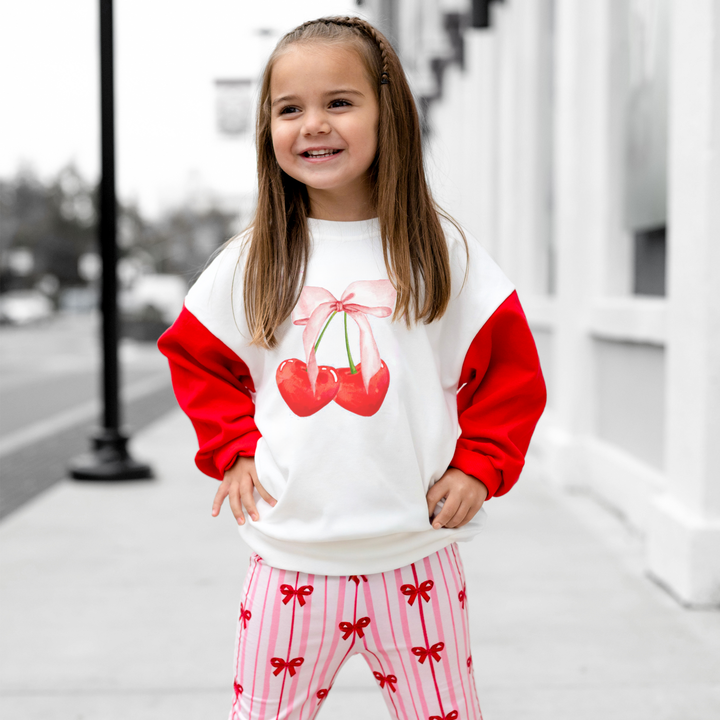 Cherry Hearts | Colorblock