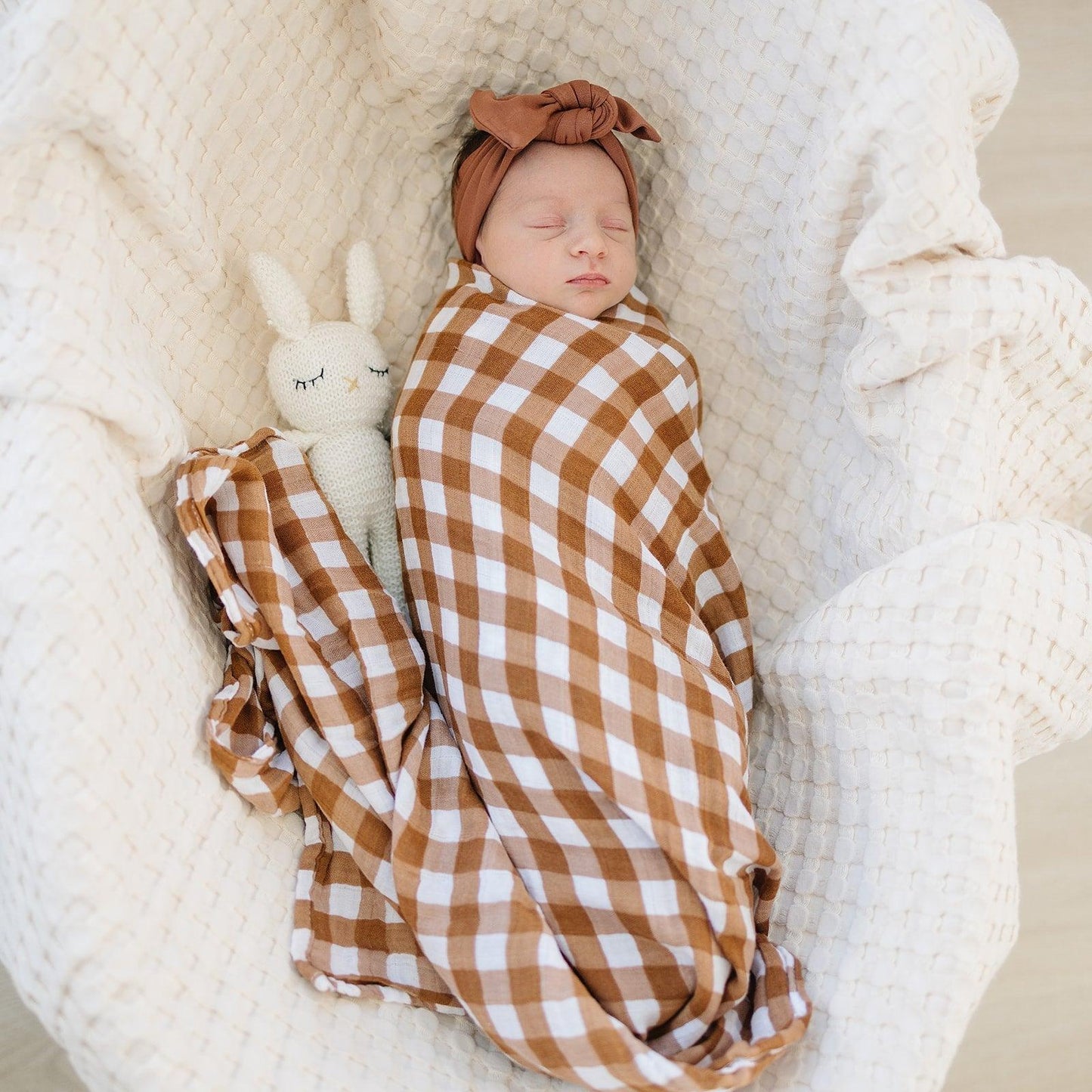 Rust Bamboo Head Wrap - Little Joy Co.