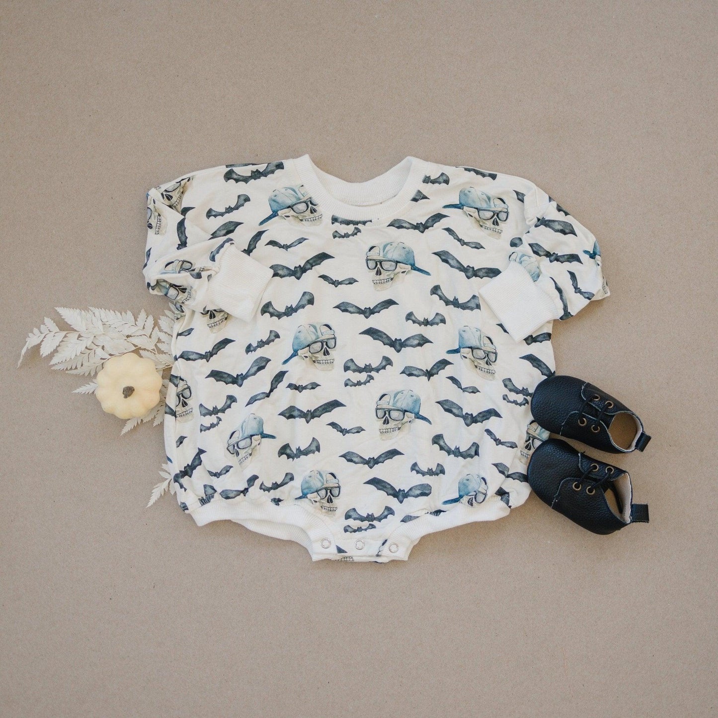 Spooky Bro Bamboo Bubble Romper - Little Joy Co.
