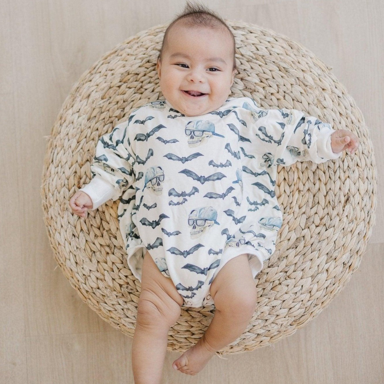 Spooky Bro Bamboo Bubble Romper - Little Joy Co.