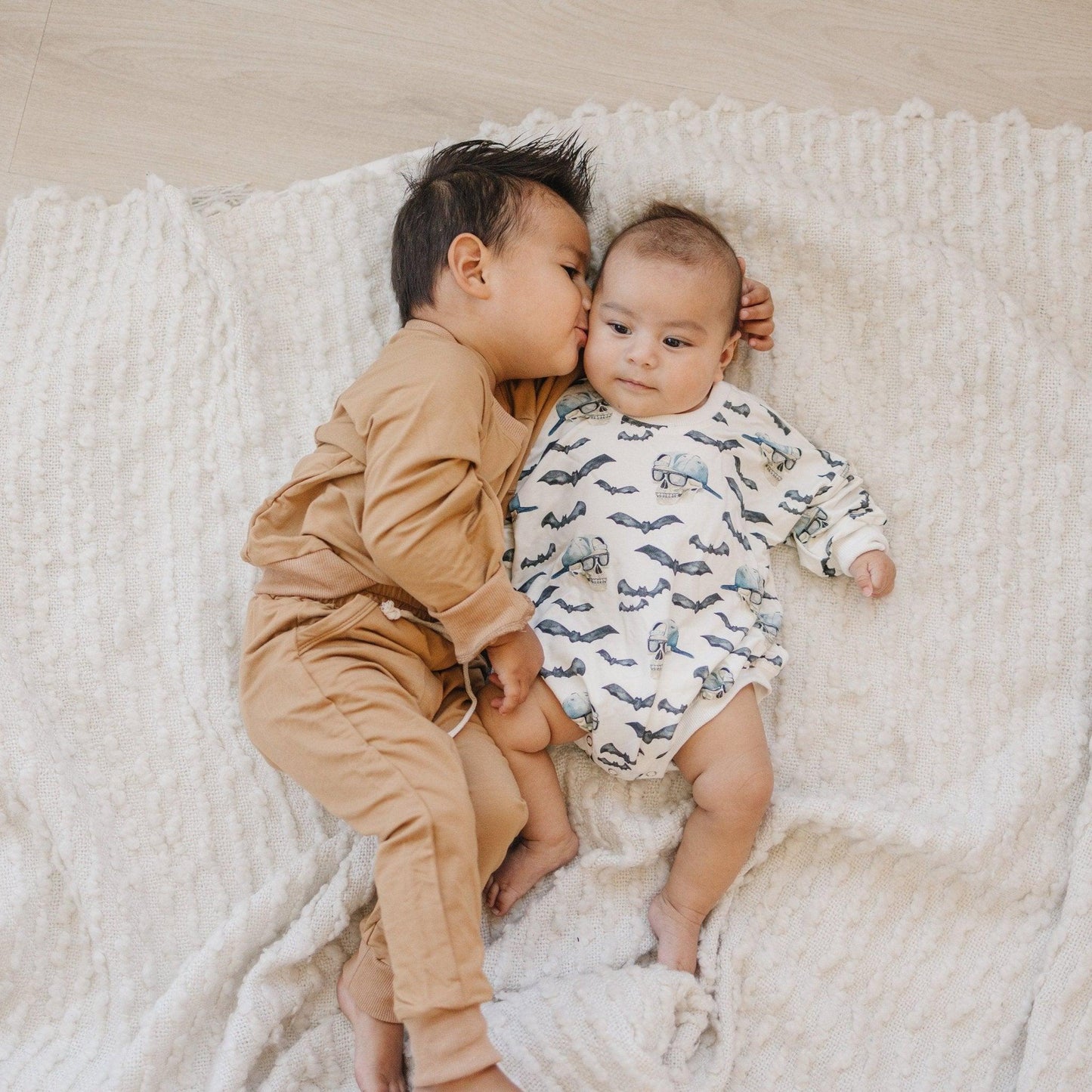 Spooky Bro Bamboo Bubble Romper - Little Joy Co.
