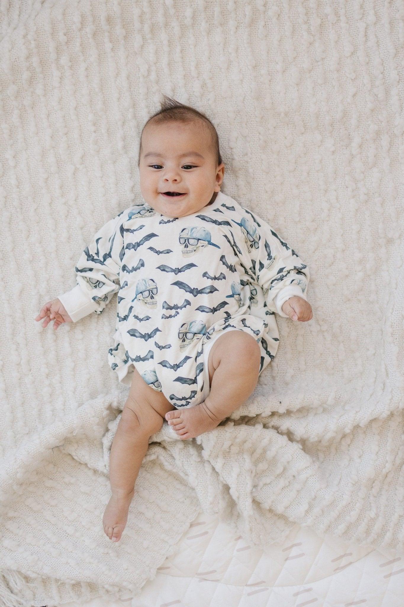 Spooky Bro Bamboo Bubble Romper - Little Joy Co.