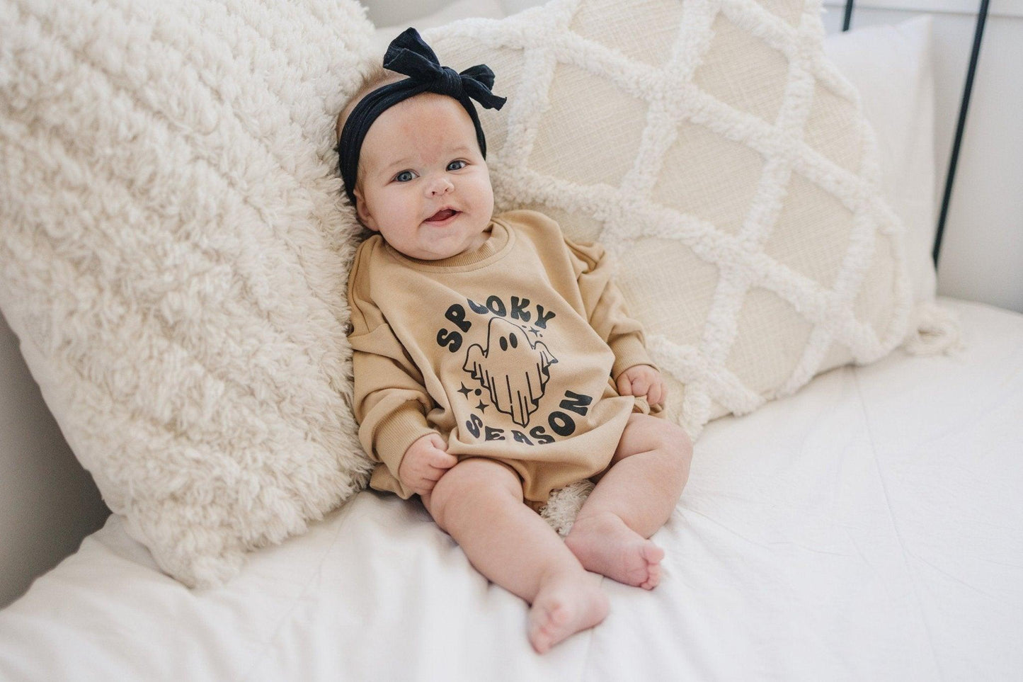 Spooky Season Sweatshirt Romper - Little Joy Co.