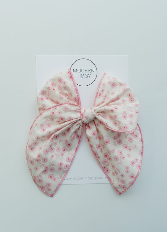 Pink Daisy | Party Bow
