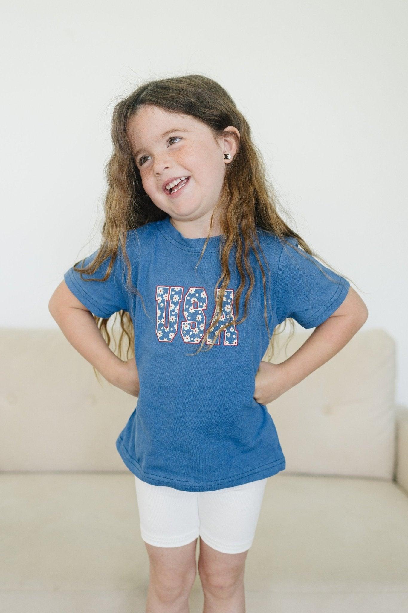 USA Daisy T - Shirt - Little Joy Co.
