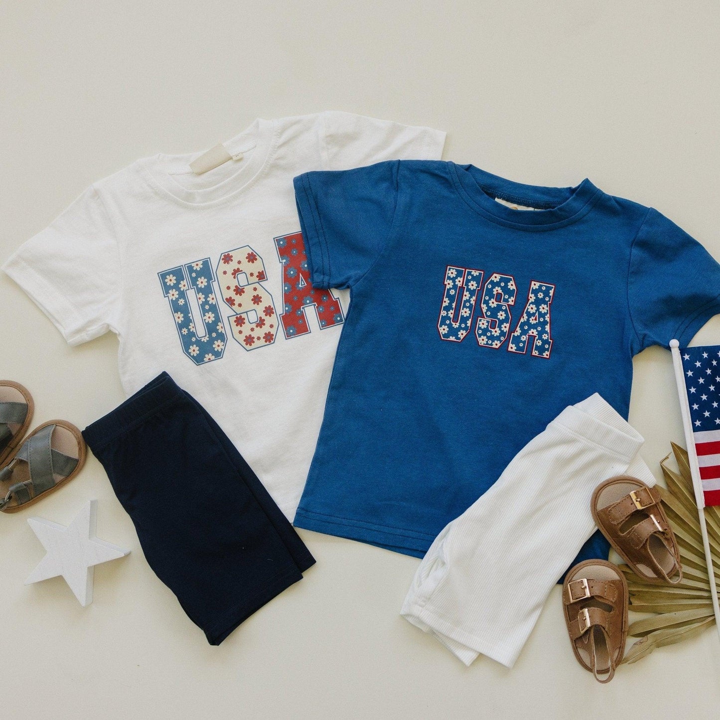 USA Daisy T - Shirt - Little Joy Co.