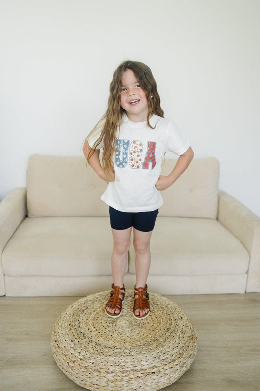USA Daisy T - Shirt - Little Joy Co.