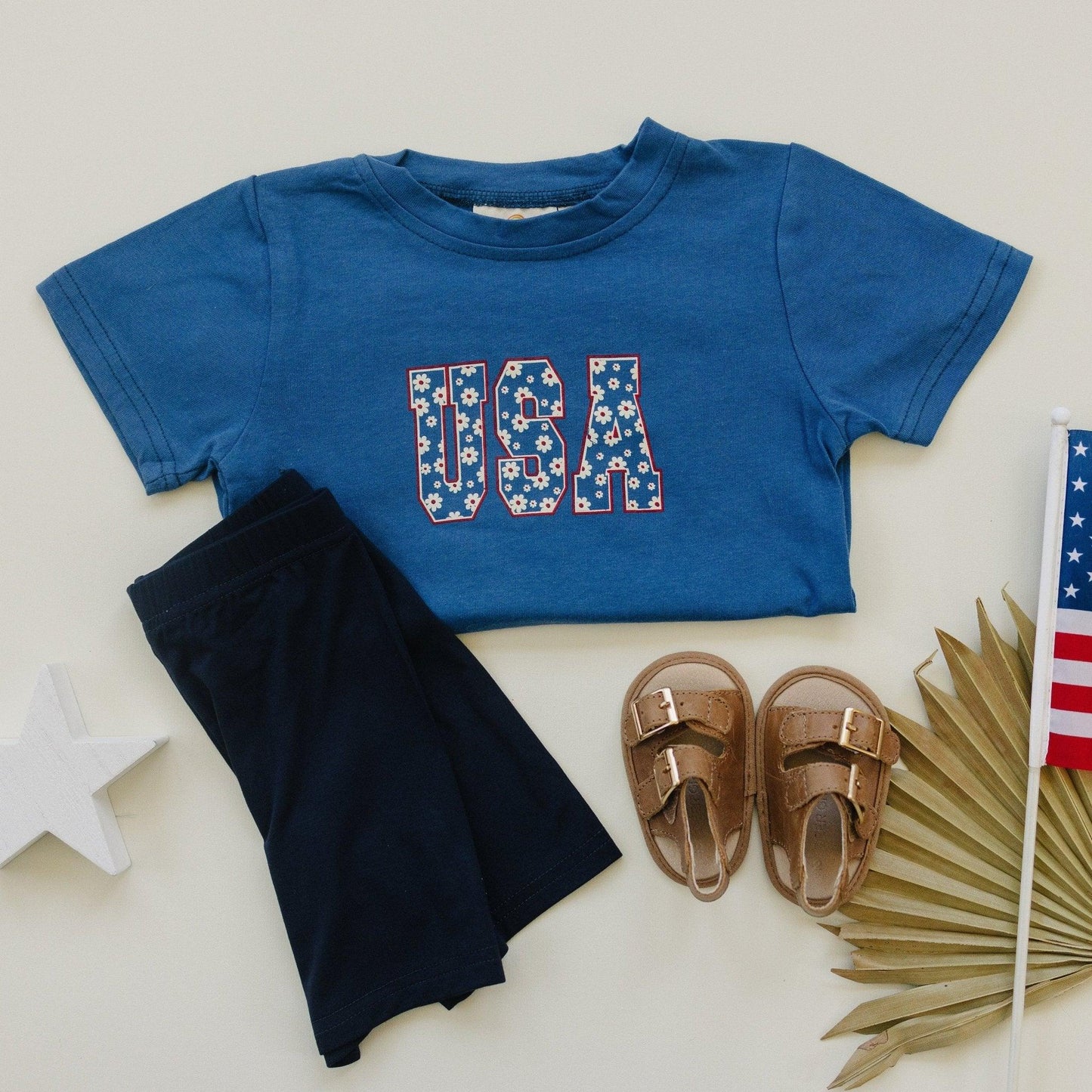 USA Daisy T - Shirt - Little Joy Co.