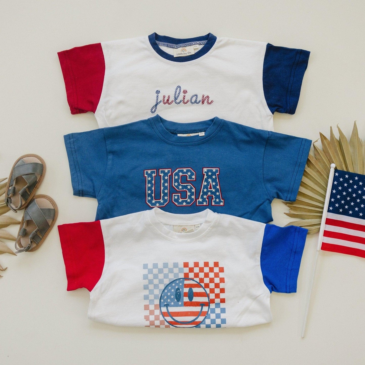 USA Stars T - Shirt - Little Joy Co.