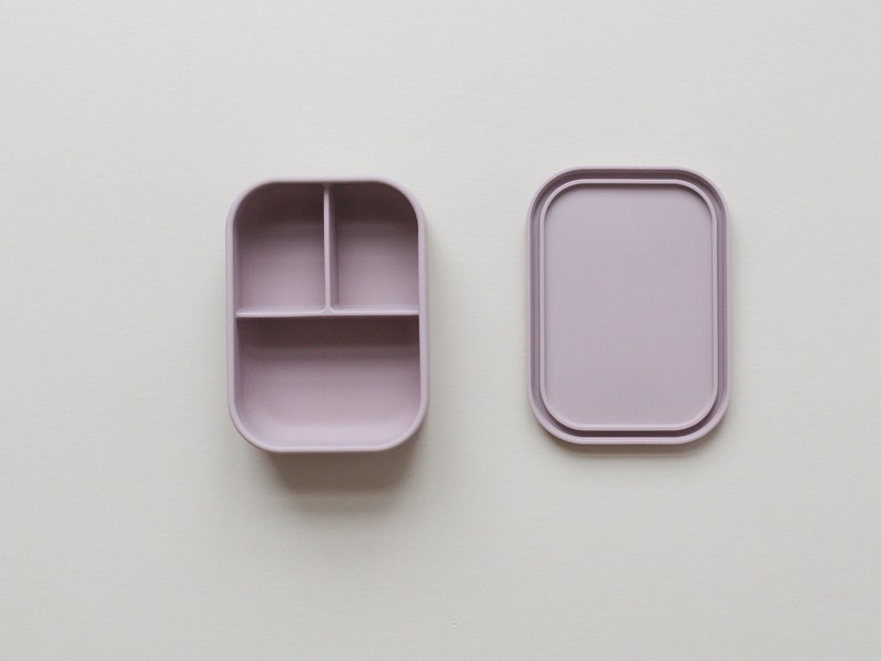 Silikon-Bento-Box – Silikon-Lunchbox – unterteilte Lunchbox für Kinder und Erwachsene