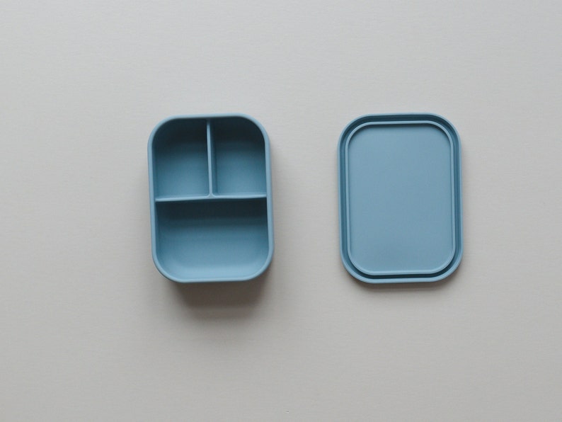 Silikon-Bento-Box – Silikon-Lunchbox – unterteilte Lunchbox für Kinder und Erwachsene
