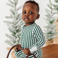 Green Stripes | ZIP ROMPER