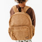 The Play Date Mini Corduroy Backpack- Camel