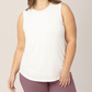 Bamboo Maternity & Nursing Tank | White