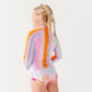 Summer Stripes: RASHGUARD ZIP-UP *SHIRT ONLY!*