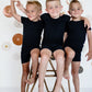 BLACK RIB DREAM SHORT SET