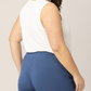 Bamboo Maternity & Postpartum Lounge Short | Slate Blue