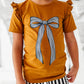 Striped Bow| TEE