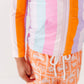 Summer Stripes: RASHGUARD ZIP-UP *SHIRT ONLY!*