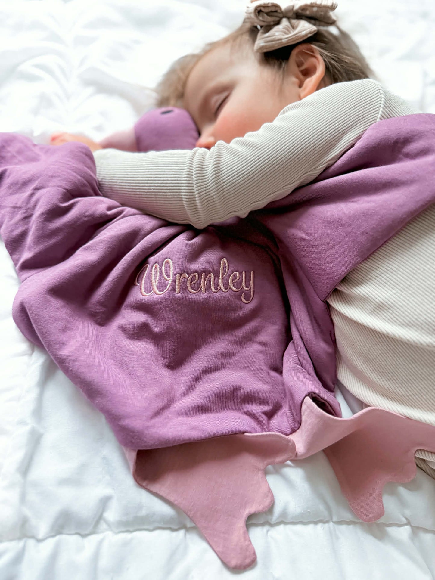 Custom Embroidered Bamboo Duck Lovey