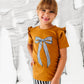 Striped Bow| TEE