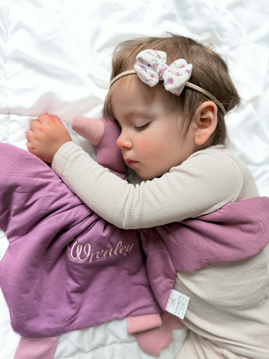 Custom Embroidered Bamboo Duck Lovey