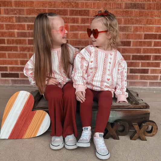 Laced with Love Crewneck Sweatshirt