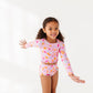 Leopard: 1/4th Zip Rashguard TWO-PIECE