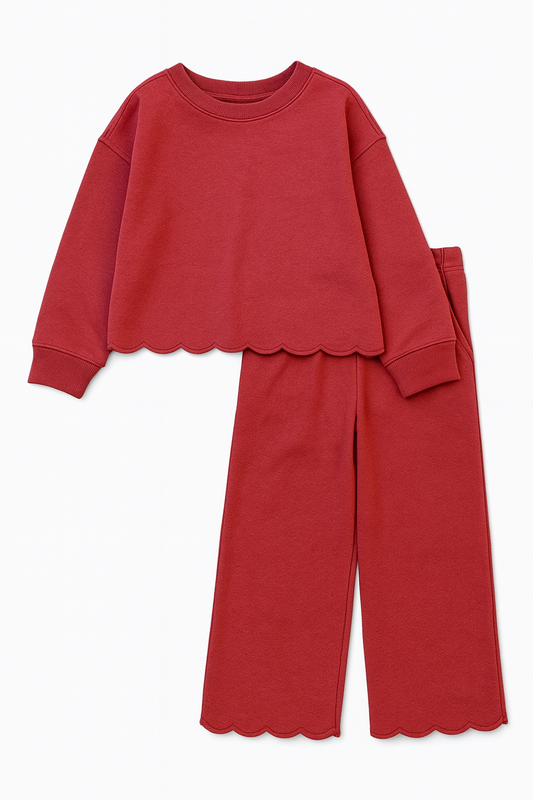 Weihnachts-Colorblock-Schößchen