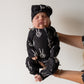 Bamboo Zip Pajamas | Midnight Skelly