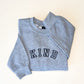 Kind Varsity Embroidered Child Sweatshirt