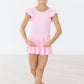 Bubblegum Pink S/S Twirl Leotard